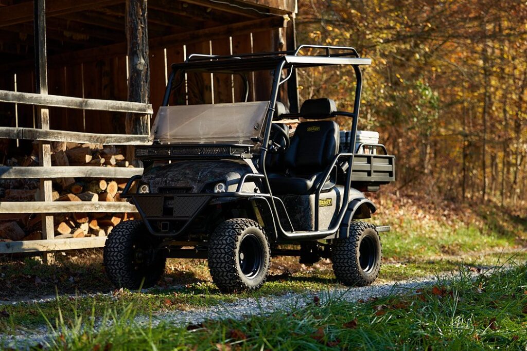 Golf carts setup for hunting ,let's see them !!!!!