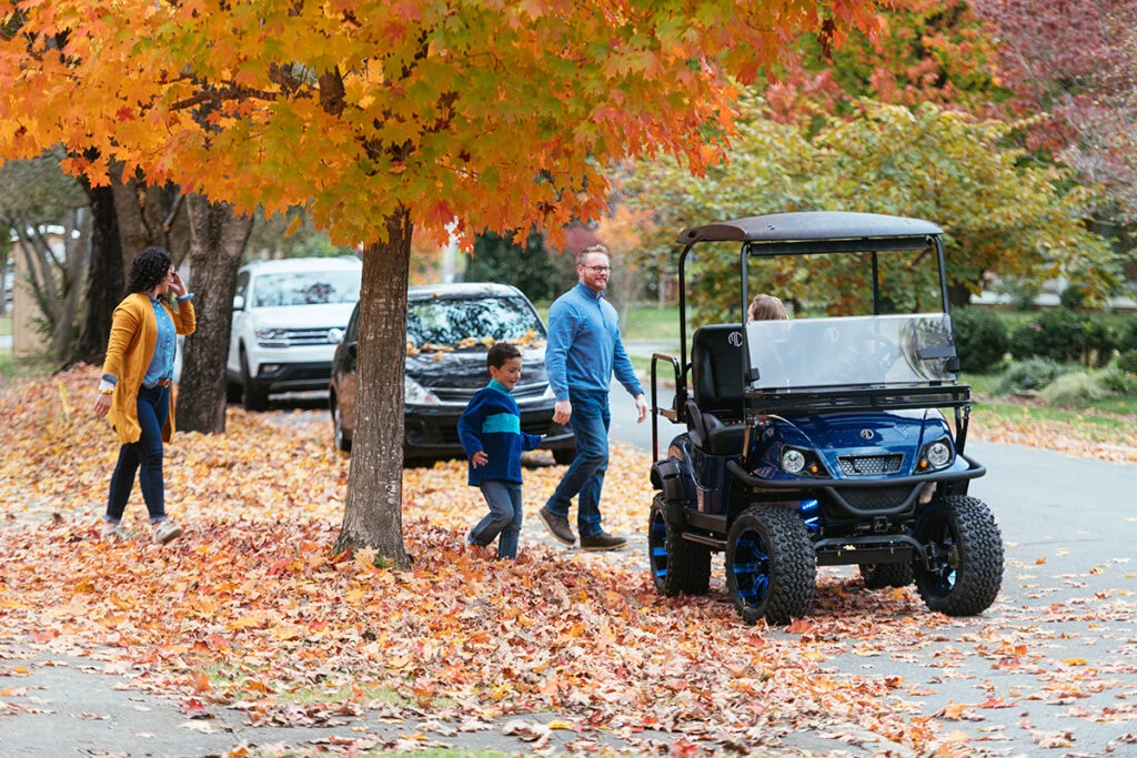 The Legend Golf Cart is set up perfectly to get your family where they want to go in style