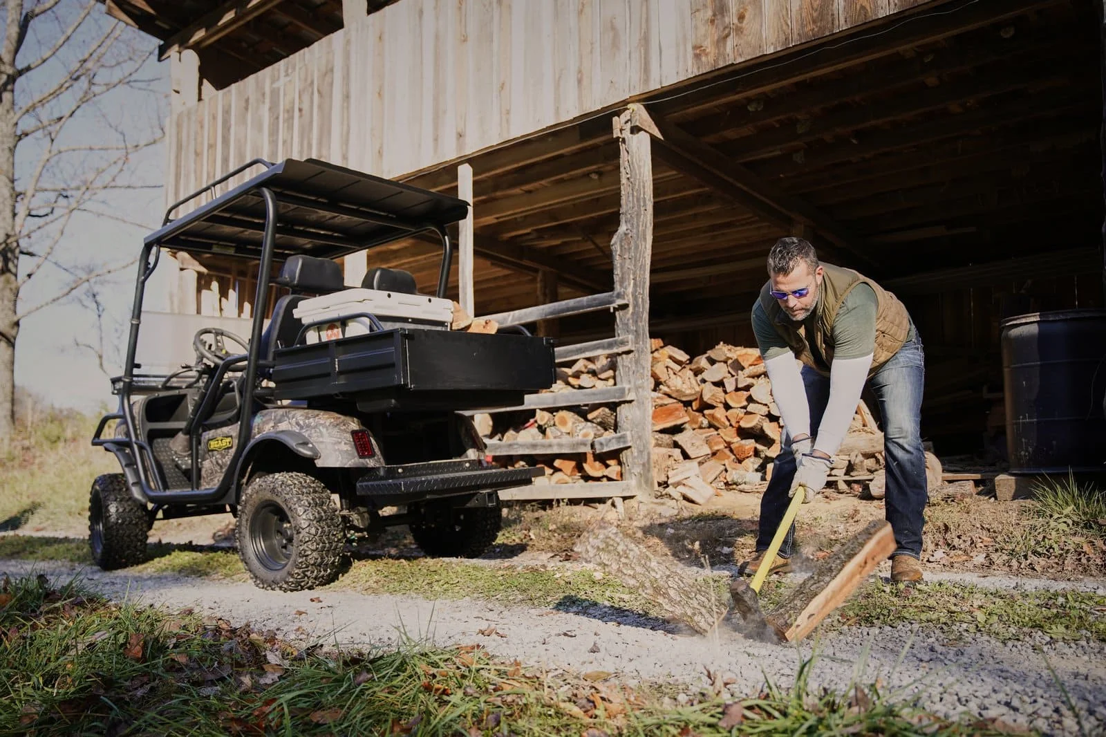The Beast Cart can tow up to 800 pounds