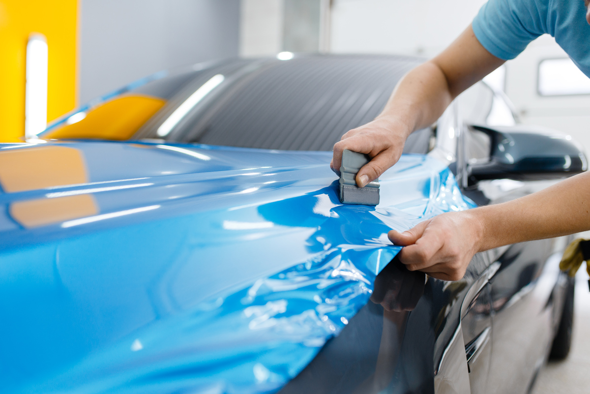 Wrapping a golf cart or car with the most popular colors helps you stand out from the crowd