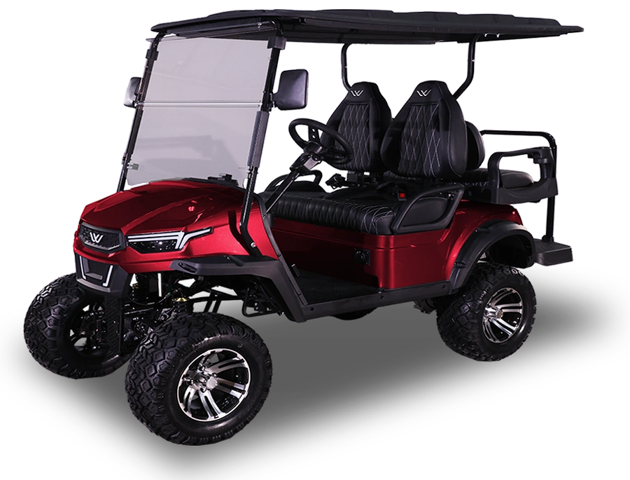 W5 Electric Golf Cart Model Silhouette